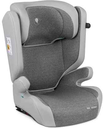 ABC Design Kindersitz Mallow 2 Fix i-Size – Mitwachsender Autositz für Kinder von ca. 3-12 Jahren (100-150 cm) mit Isofix, 3-Punkt-Gurtsystem Befestigung und integriertem Seitenaufprallschutz (pearl)