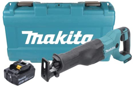 Makita DJR 186 G1K Scie sabre sans fil 18 V + 1 batterie 6,0 Ah + mallette – Sans chargeur