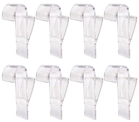 LMOGWL8 pcs Toallero radiador soporte ganchos, toallero radiador ganchos, radiador toallero ganchos de suspensión, toalla radiador ganchos, todos los radiadores estándar, extraíble (transparente)