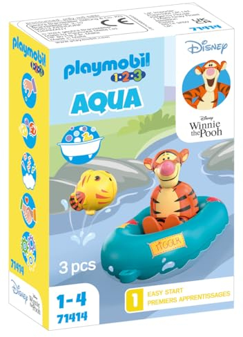 PLAYMOBIL 1.2.3 & Disney 71414 Tiggers Schlauchbootfahrt ab 12 Monaten