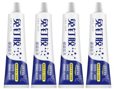 Adhesivo fuerte sin clavos, pegamento impermeable adhesivo fuerte sin clavos, pegamento adhesivo fuerte impermeable líquido multifuncional sin clavos (4PCS)