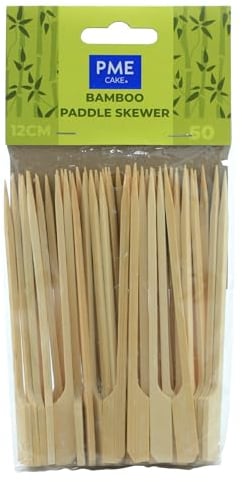 PME Brochettes en Bambou en Forme de Palette 12 cm, Paquet de 50