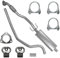 Polmo Schalldämpferset Auspuff Mitteltopf für Opel Corsa 4 IV D 2006-2014 1.4 Schrägheck