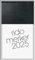 rido/idé Vormerkbuch Mod. Merker 2025 | 108×201 mm, Kunststoff, schwarz