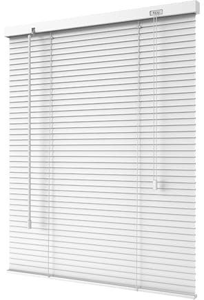 tow000ack Persianas Venecianas de Aluminio,Estor con Filtrado de luz,Lamas de 25mm,Cortinas con Lamas Verticales,Persianas de Interior para Ventanas y Puertas,Blanca,Ancho x Alto (75cm x 240cm)