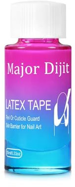 Major Dijit Liquid Latex Tape Peel Off Unghie Lattice Gel Rosa