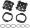 Quarter-turn Bike Mount Compatible with Garmin, Garmin Edge 200/500/510/520/800/810/1000, iGPSPORT, XOSS GPS Cycling Computers, Durable Handlebar & Stem Bracket