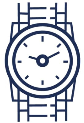 Tattwo.me – Temporäre Tattoos für Erwachsene und Kinder, hält 2 Wochen, wasserfest – Schweizer Uhr – Pflanzliche Tinte – EU-Kosmetik-Zertifikat – (P0476)