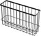 Iron Hanging Wire Basket, Wall Mounted Storage Box, Grid Basket Mesh Holder Book Shelf for Cling Film, L