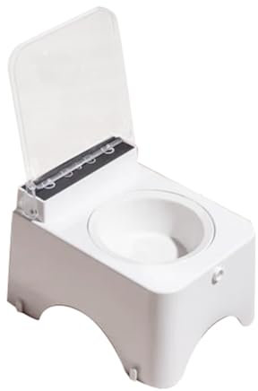 Rfeeuubft Smart Cat Bowl with Infrared Sensor Automatic Lid - Anti-Mouse Pet Feeder for Cats and Dogs Food Dispenser