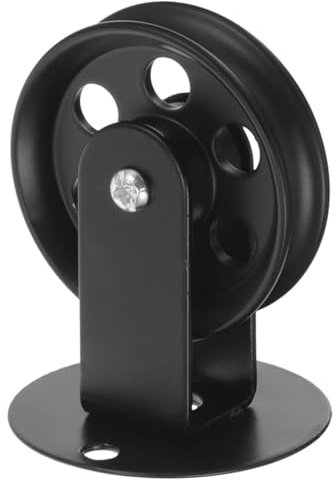 Cabilock Umlenkrolle für Pendelleuchten, Schwarz, zur DIY-Deckenmontage | Gezielte Kabelführung, flexible Leuchtenposition, schwarzer Industrie-Look, für individuelle DIY-Lichtkonzepte