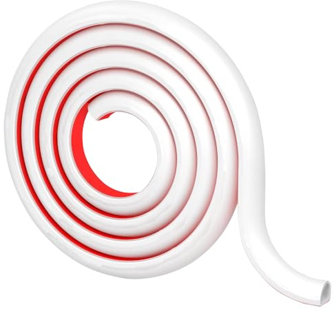 Gaine de câble électrique, 1 m, auto-adhésive, semi-circulaire pour câbles sur mur et sol