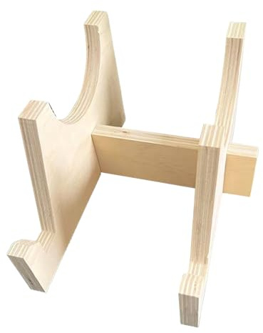 Balance Board Warning Rack - Wooden Rollerboard Stand, Balancing Trainer Training | Indoor Training Bracket Gym, Home Exercise, Adult Core Strength, Stability, Balance Training Equipment