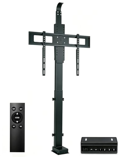 Soporte de TV motorizado para pantallas de 32 a 70 pulgadas, soporte de TV vertical con control remoto, VESA máximo 600 x 400