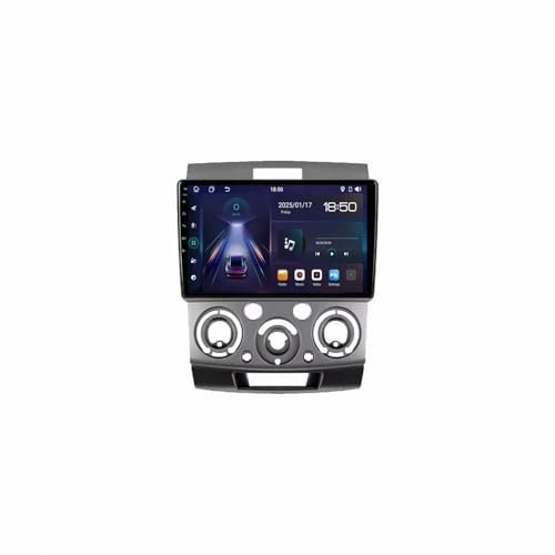 Car Radio per Ford Ranger 2 Everest 2 Mazda BT-50 2006-2011 9 Pollici Android 15 Lettore Multimediale Wireless Carplay Android Auto Per, 8 Core 8G+256G