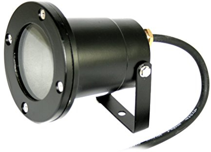 Kamilux GmbH 230V LED 3Watt Bodenspot Teich Terrasse Aussenbereich IP68 Gartenbeleuchtung Bodenstrahler Piso inkl. GU10 Hochvolt Leuchtmittel warmweiss