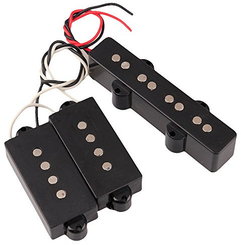 Micros Génériques Jazz Bass Bridge Et Micros Basse Précision Pour Basse 4 Cordes