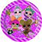 Procos - Teller Durchmesser 20, Rosa, 33701