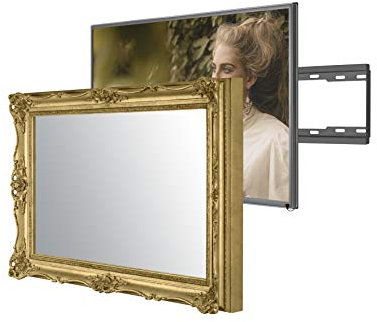 32-Inch Widescreen Full HD Smart LED Television, 32 Gold Color Surrey TV Mirror Frame, Wall Bracket and Infra Red Extender with 5 Years Manufacturer's Warranty