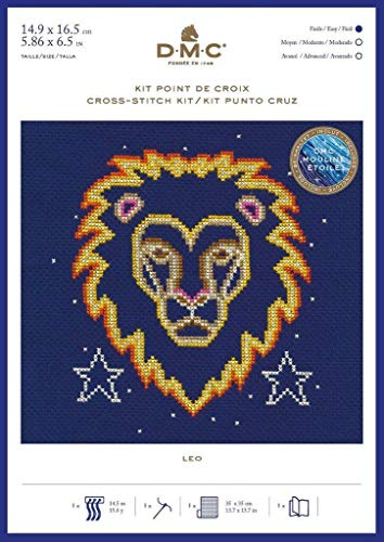 DMC Star Sign Cross Stitch Kit - Leo (BK1866)