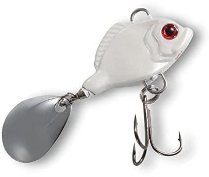 Paladin Double Action Spin 28g Bleikopfspinner - Jig Spinner, Farbe:Perlmutt