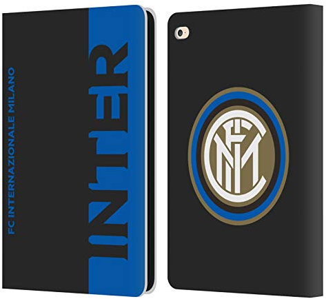 Head Case Designs Licenza Ufficiale Inter Milan metà Grafici Custodia Portafoglio in Pelle Compatibile con Apple iPad Air 2 (2014)