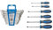 Silverline Combination Metric Spanner Set 12 Pieces 8-19mm (SP1236) & 546524 General Purpose Screwdriver Set 6 PCE