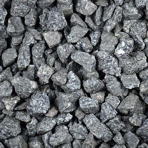 Kieselsteine Garten Zierkies Granit 16-32 mm 25 kg Grau Aquarium Kies Granitkies Weg Steinteppich Zierstein Splitt