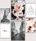 Urhome Poster Set Paris in Love A4 Bilder für Schlafzimmer Esszimmer Wohnzimmer Deko in Holzrahmen Weiß (2x A4 + 4x A5) Kunstdruck 6 teilig Wandposter Motive Bilderwand gerahmt