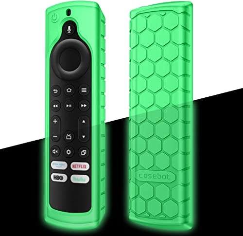 Fintie Silikon-Schutzhülle für Fire TV Stick 4K Max (2. Generation) Fernbedienung, rutschfest, stoßfest, Grün