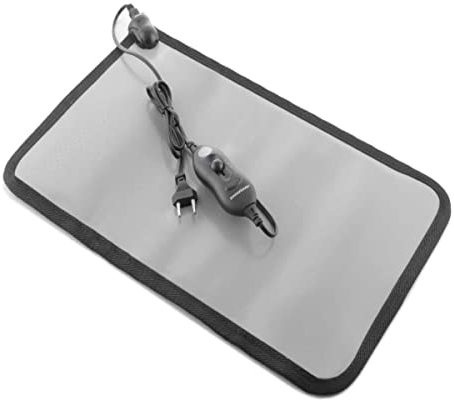 InnovaGoods Hemat Tappetino Elettrico riscaldabile Riscaldante, 50 W, PVC Alluminio, Grigio
