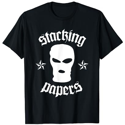 Thug Gangster Rapper Tattoo Style Skimaske Los Angeles T-Shirt