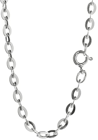 NKlaus 80cm Ankerkette 925 Silber elegante Halskette Breite: 3,7mm Collier 14,4g schwer 3598