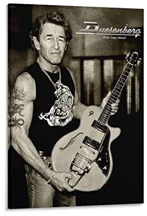 Enartly Wanddeko Poster Peter Maffay Gitarrist Sänger Cool Art Dekorative Malerei 60x90cm Kein Rahmen