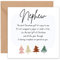 Felbridge Studio - Neffe Weihnachtskarte – Weihnachtskarten Neffe – Neffe Weihnachtskarte – für Jungen Kind Teenager Baby Junge Special Nichte Neffen Groß Groß Niedlich – 2022 – 14 cm