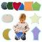 Sinnesmatten Für Autistische Kinder | Taktile Scheiben | Sensorische Fliesen | Sensorischer Teppich | Multisensorisches Textur Spielzeug | Sensory Mats (Shapes)