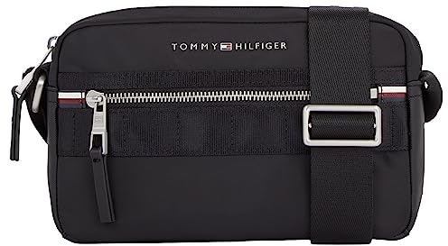 Tommy Hilfiger Herren Umhängetasche Elevated Nylon Reporter Mittelgroß, Schwarz (Black), Onesize