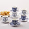 KARACA Peyker Coffee Mug Set for 6 People, 85 ml - Style for Perfect Coffee