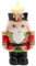 Warmiehomy Nussknacker Soldat Kerzenhalter 14 cm Nussknacker Weihnachtsdekorationen Rot & Grün farbige Nussknacker Ornamente Weihnachten Werkstatt