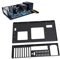 DIY Gaming Computer Case, ATX Open Chassis Case Rack for ATX/M-ATX/ITX Motherboards, Open PC Case, Support X79 X99 Dual Servers