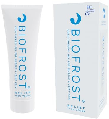 Biofrost Relief | Effective Pain Relief | Quick & Long-Lasting Cool Gel | Perfect for Arthritis, Back Pain, Muscle Soreness & Pain, Joint Stiffness, Chronic Pain | Anti-inflammatory | 100ml Bottle