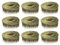 uxcell 3600 Count Siding Nails 1-1/2 x 0.083 15-Degree Ring Shank Full Round Head Collated Wire Coil for Lath and Sheathing Materials
