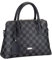 Picard EUPHORIA Damen Handtasche – Robustes Polyurethan, Schwarz, Reißverschluss, Bodennägel, Außentaschen, Verstellbarer Schulterriemen, 28x10x21 cm, 77793M6001