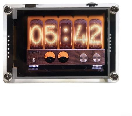 Besttoolifes Analizzatore di spettro audio, VU Meter di livello musicale a controllo vocale 2,4 pollici ritmo HD LCD Display di simulazione a colori 10 modalità USB Analizzatore di spettro audio