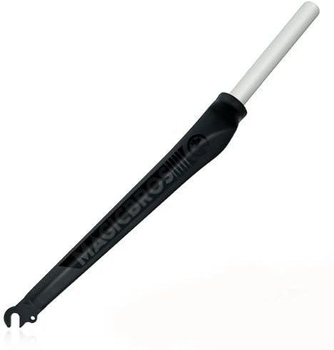 DHNCBGFZ Forcella Rigida in Lega di Alluminio 700C Forcella Rigida Bici da Strada 1-1/8 Tubo Dritto A Sgancio Rapido 9x100mm Forcella Anteriore C Freno