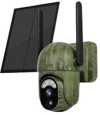 Ruiseawing Cameras for Home Security 4MP 4G Solar Security Camera Wireless Outdoor Human/Animal Detection 2-Way Talk IP66 Waterproof Camera with Motion Detection(4MP WIFI Add 32G)