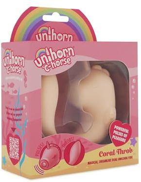 Unihorn C Horse - Coral Throb - G Spot Vibrator Sex Toy - Unihorn Vibrators Adult Toys - Coral Throb