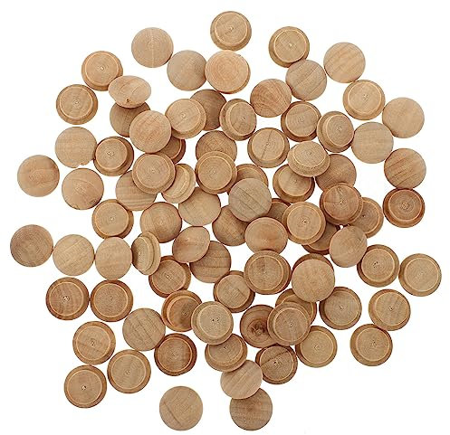 CONGARTENO 100pièces Bouchon De Trou Bois Pour Meubles Bouchons Décoratifs Pour Boutons Petits Pour Placard