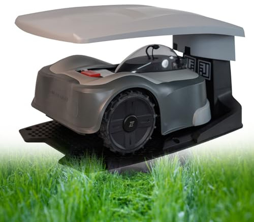 JMOUZHG Robot Lawnmower No Boundary Wire 1.5 Acre/ 64,000 Sq. Ft, with Smart APP Control,for Medium to Large Yards,6000㎡ (N2000)