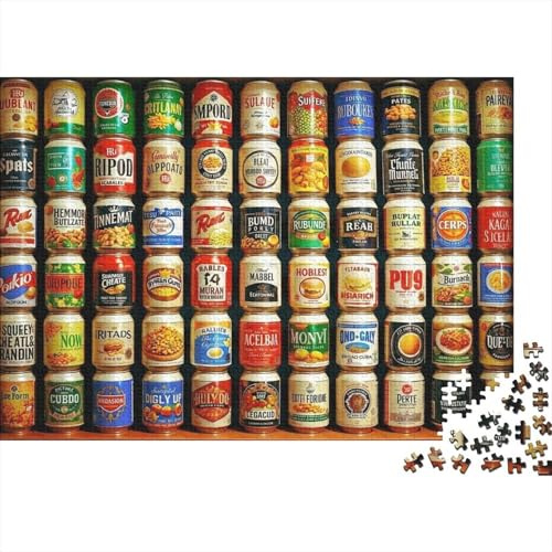 Erwachsene 1000 Stück Puzzle Dosen Regal Kunst Jigsaw Recycelter Karton